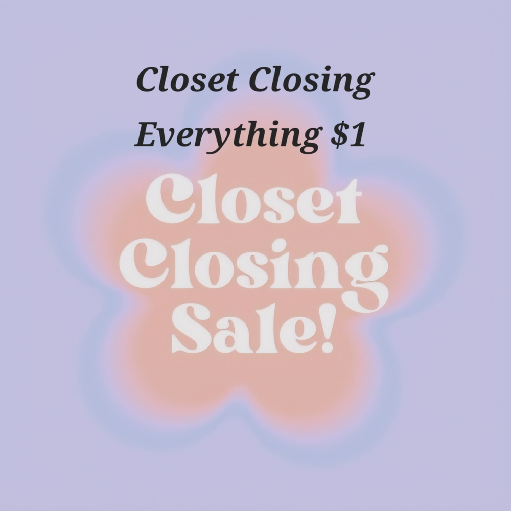 Closet Closing Sale